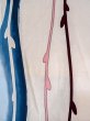 Photo3: O0218N Vintage Japanese kimono   Off White YUKATA summer(made in Japan) for women / Cotton/hemp Abstract pattern Stains all over.  (Grade D) (3)