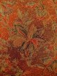 Photo5: Mint O0218S Vintage Japanese kimono  Reddish Brown KOMON dyed for women / Silk. Chinese flower,   (Grade A) (5)