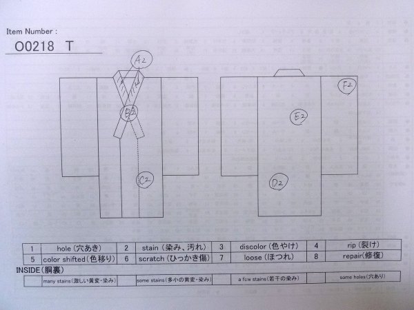 Photo13: O0218T Vintage Japanese kimono   Indigo Blue KOMON dyed for women / Silk. Flower,   (Grade B) (13)