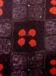 Photo6: Mint O0218U Vintage Japanese kimono  Brownish Black KOMON dyed for women / Silk. Flower,   (Grade A) (6)