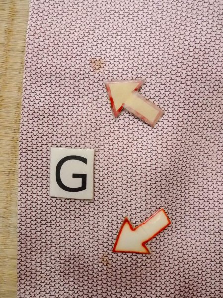 Photo20: O0218V Vintage Japanese kimono  Shiny Off White KOMON dyed for women / Silk. Chrysanthemum,   (Grade D) (20)