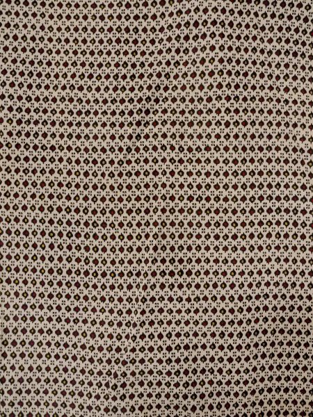 Photo3: O0219C Vintage Japanese kimono   Off White KOMON dyed for women / Silk. Dot,   (Grade D) (3)