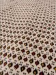 Photo8: O0219C Vintage Japanese kimono   Off White KOMON dyed for women / Silk. Dot,   (Grade D) (8)