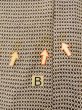 Photo15: O0219C Vintage Japanese kimono   Off White KOMON dyed for women / Silk. Dot,   (Grade D) (15)
