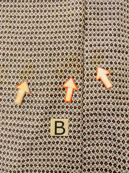 Photo15: O0219C Vintage Japanese kimono   Off White KOMON dyed for women / Silk. Dot,   (Grade D) (15)