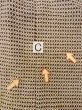 Photo16: O0219C Vintage Japanese kimono   Off White KOMON dyed for women / Silk. Dot,   (Grade D) (16)