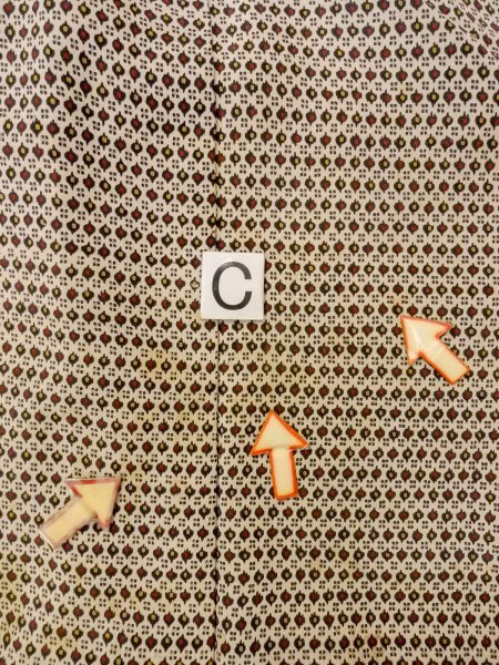 Photo16: O0219C Vintage Japanese kimono   Off White KOMON dyed for women / Silk. Dot,   (Grade D) (16)