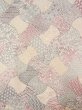 Photo3: O0219D Vintage Japanese kimono   Off White KOMON dyed for women / Silk. Chrysanthemum,   (Grade B) (3)