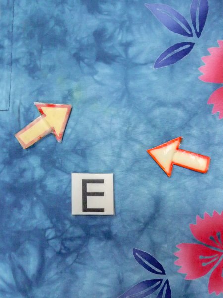 Photo18: O0228A Vintage Japanese kimono  Pale Light Blue YUKATA summer(made in Other than Japan) for women / Cotton. Flower,   (Grade C) (18)