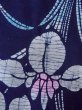 Photo5: O0228C Vintage Japanese kimono   Indigo Blue Pour Dyed Yukata for women / Cotton. Iris,   (Grade B) (5)