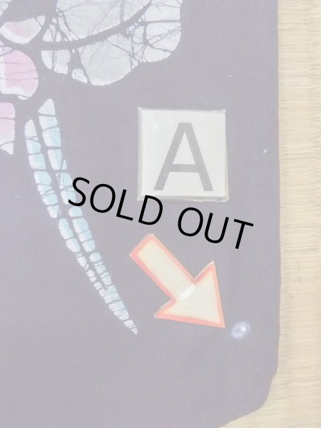 Photo14: O0228C Vintage Japanese kimono   Indigo Blue Pour Dyed Yukata for women / Cotton. Iris,   (Grade B) (14)