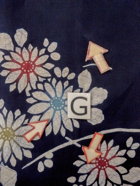 Photo20: O0228D Vintage Japanese kimono   Indigo Blue Pour Dyed Yukata for women / Cotton. Flower,   (Grade C) (20)