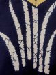 Photo7: O0228E Vintage Japanese kimono   Indigo Blue Pour Dyed Yukata for women / Cotton. Iris,   (Grade C) (7)