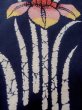 Photo10: O0228E Vintage Japanese kimono   Indigo Blue Pour Dyed Yukata for women / Cotton. Iris,   (Grade C) (10)