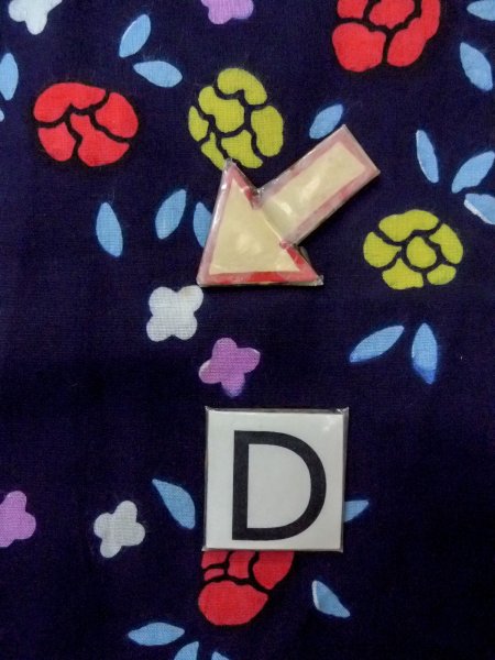 Photo17: O0228G Vintage Japanese kimono   Indigo Blue YUKATA summer(made in Japan) for women / Cotton. Flower,   (Grade B) (17)