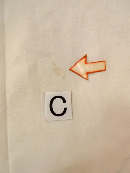 Photo18: O0228H Vintage Japanese kimono   White YUKATA summer(made in Japan) for women / Cotton/hemp Flower,   (Grade C) (18)