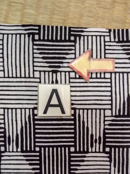 Photo14: O0228J Vintage Japanese kimono   White YUKATA summer(made in Japan) for women / Cotton/hemp Line,   (Grade D) (14)