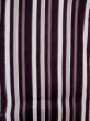 Photo3: O0228L Vintage Japanese kimono   Black Men's Yukata for women / Cotton. Stripes   (Grade B) (3)