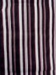Photo4: O0228L Vintage Japanese kimono   Black Men's Yukata for women / Cotton. Stripes   (Grade B) (4)