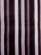 Photo5: O0228L Vintage Japanese kimono   Black Men's Yukata for women / Cotton. Stripes   (Grade B) (5)