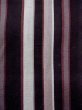 Photo7: O0228L Vintage Japanese kimono   Black Men's Yukata for women / Cotton. Stripes   (Grade B) (7)