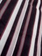 Photo8: O0228L Vintage Japanese kimono   Black Men's Yukata for women / Cotton. Stripes   (Grade B) (8)