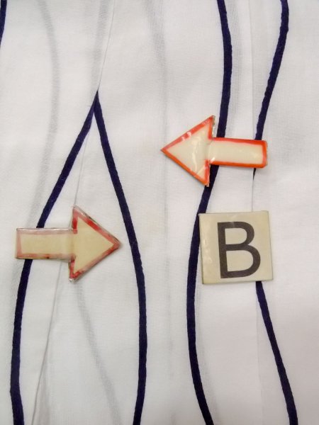 Photo17: O0228M Vintage Japanese kimono   White YUKATA summer(made in Japan) for women / Cotton. Flower,   (Grade B) (17)