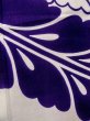 Photo7: O0228P Vintage Japanese kimono   White YUKATA summer(made in Japan) for women / Cotton. Flower   (Grade D) (7)