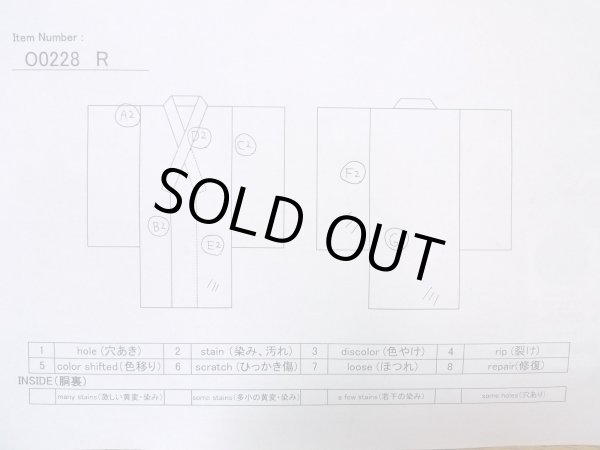 Photo13: O0228R Vintage Japanese kimono   Black YUKATA summer(made in Other than Japan) for women / Cotton. SAKURA cherry blossom   (Grade B) (13)