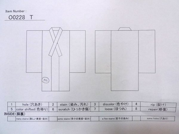 Photo13: O0228T Vintage Japanese kimono  Vivid Yellow YUKATA summer(made in Other than Japan) for women / Cotton. Flower,   (Grade B) (13)