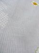 Photo10: O0228U Vintage Japanese kimono  Light Gray YUKATA summer(made in Other than Japan) for women / Linen. SAKURA cherry blossom,   (Grade D) (10)