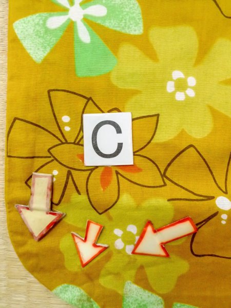 Photo16: O0228X Vintage Japanese kimono   Golden Yellow YUKATA summer(made in Other than Japan) for women / Cotton. Flower   (Grade B) (16)