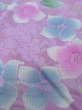 Photo9: O0228Y Vintage Japanese kimono  Pale Wisteria YUKATA summer(made in Japan) for women / Cotton. Flower, Hydrangea pattern  (Grade B) (9)