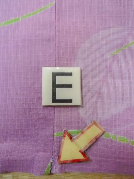 Photo19: O0228Y Vintage Japanese kimono  Pale Wisteria YUKATA summer(made in Japan) for women / Cotton. Flower, Hydrangea pattern  (Grade B) (19)