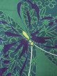 Photo5: Mint O0301B Vintage Japanese kimono   Green YUKATA summer(made in Japan) for women / Cotton. Flower,   (Grade A) (5)