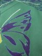 Photo8: Mint O0301B Vintage Japanese kimono   Green YUKATA summer(made in Japan) for women / Cotton. Flower,   (Grade A) (8)