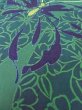 Photo9: Mint O0301B Vintage Japanese kimono   Green YUKATA summer(made in Japan) for women / Cotton. Flower,   (Grade A) (9)