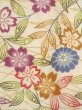 Photo5: O0312D Vintage Japanese kimono   Off White KOMON dyed for women / Silk. SAKURA cherry blossom,   (Grade C) (5)