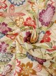 Photo11: O0312D Vintage Japanese kimono   Off White KOMON dyed for women / Silk. SAKURA cherry blossom,   (Grade C) (11)
