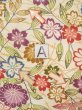Photo14: O0312D Vintage Japanese kimono   Off White KOMON dyed for women / Silk. SAKURA cherry blossom,   (Grade C) (14)