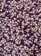 Photo5: O0312F Used Japanese kimono  Dark Purple KOMON dyed for women / Silk. UME plum bloom   (Grade C) (5)