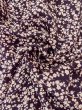 Photo11: O0312F Used Japanese kimono  Dark Purple KOMON dyed for women / Silk. UME plum bloom   (Grade C) (11)