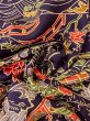 Photo12: Mint O0312G Used Japanese kimono   Indigo Blue KOMON dyed for women / Silk. UME plum bloom,   (Grade A) (12)