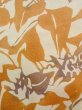 Photo5: O0312I Vintage Japanese kimono  Light Off White KOMON dyed for women / Silk. Leaf,   (Grade B) (5)
