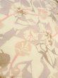 Photo8: O0312I Vintage Japanese kimono  Light Off White KOMON dyed for women / Silk. Leaf,   (Grade B) (8)