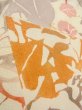 Photo10: O0312I Vintage Japanese kimono  Light Off White KOMON dyed for women / Silk. Leaf,   (Grade B) (10)