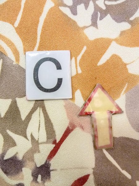 Photo17: O0312I Vintage Japanese kimono  Light Off White KOMON dyed for women / Silk. Leaf,   (Grade B) (17)