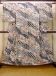 Photo1: O0312J Vintage Japanese kimono   Black KOMON dyed for women / Silk. SAKURA cherry blossom,   (Grade B) (1)