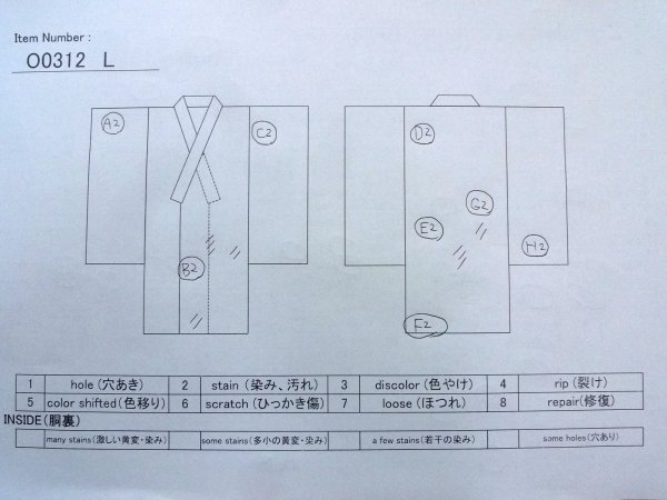 Photo13: O0312L Vintage Japanese kimono Pale Light Yellow KOMON dyed for women / Silk. UME plum bloom,   (Grade B) (13)