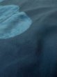 Photo8: O0312N Used Japanese kimono  Pale Gray YUUKI-TSUMUGI for men / Silk. Tortoise-shell pattern(Hexagonal pattern)   (Grade B) (8)